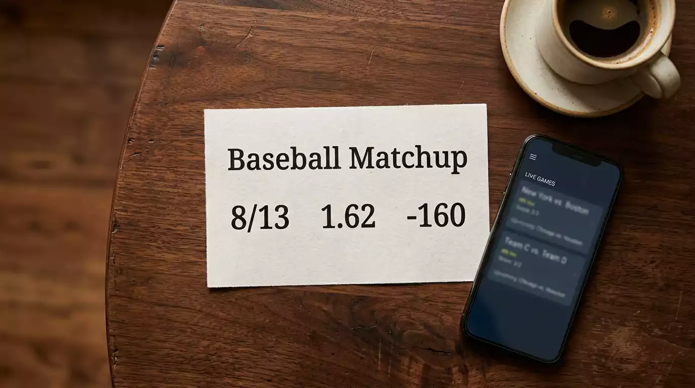 UK bookmaker bet slip showing the same MLB price displayed in fractional, decimal and American formats